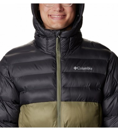 Naujiena! Columbia žiemos striukė vyrams Buck Butte™ Insulated Hooded Jacket. Spalva juoda / chaki